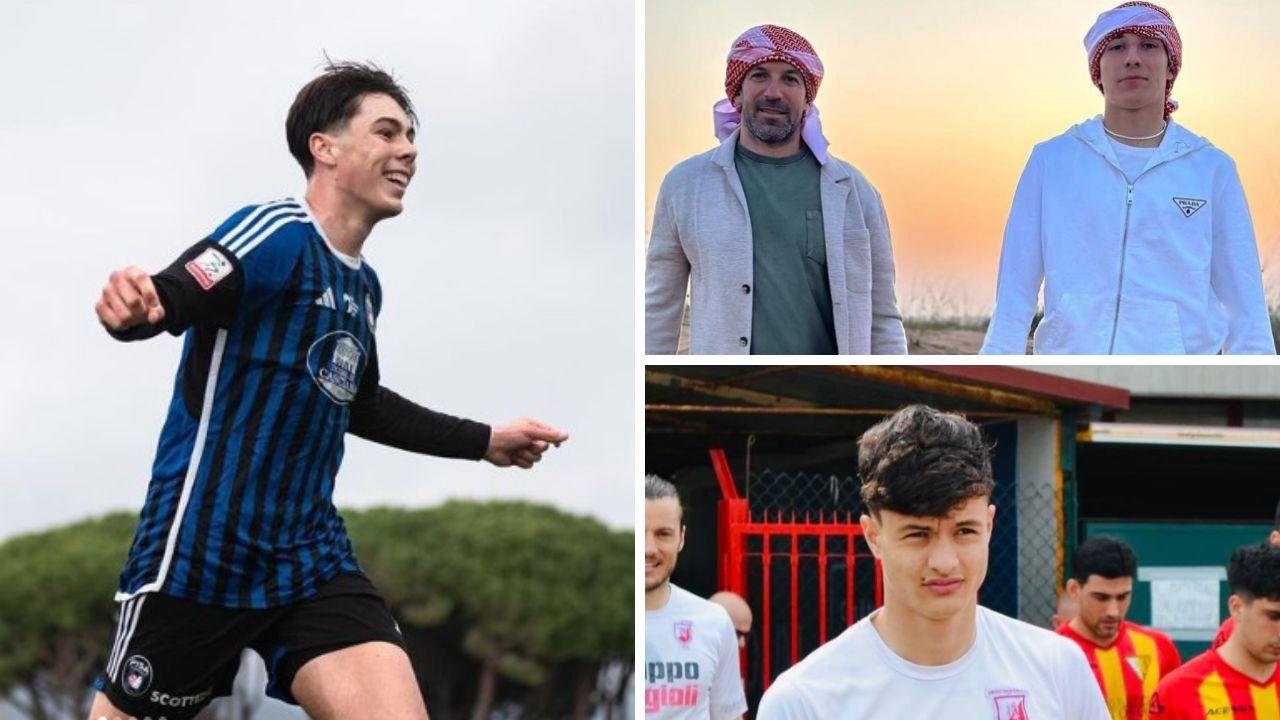 
	Da sinistra: da Louis Thomas Buffon, Tobias Del Piero e Filippo Di Natale

