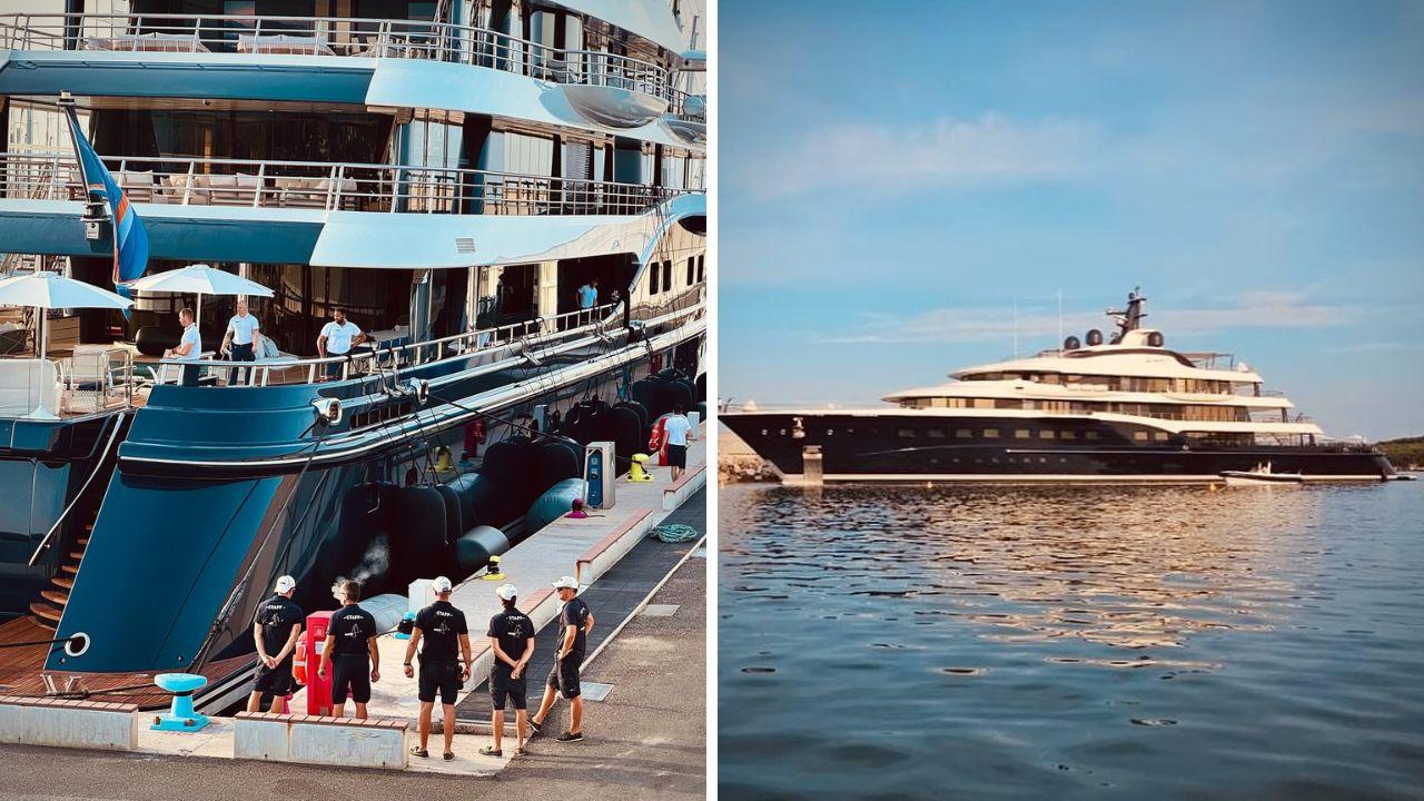 La nave dalla pagina Fb del porto Cala de' Medici