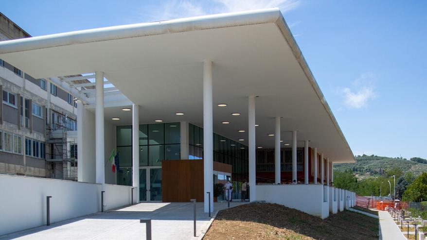 L'ospedale di Ponte a Niccheri, tra quelli più colpiti dalla presenza di volatili