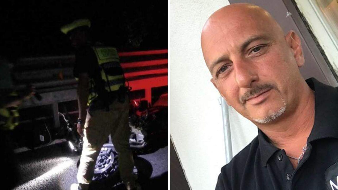 Il luogo dell'incidente e la vittima di 51 anni