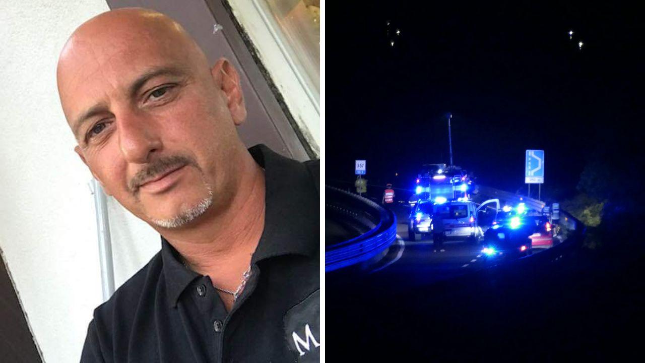 Paolo Pardini e il luogo dello schianto mortale 