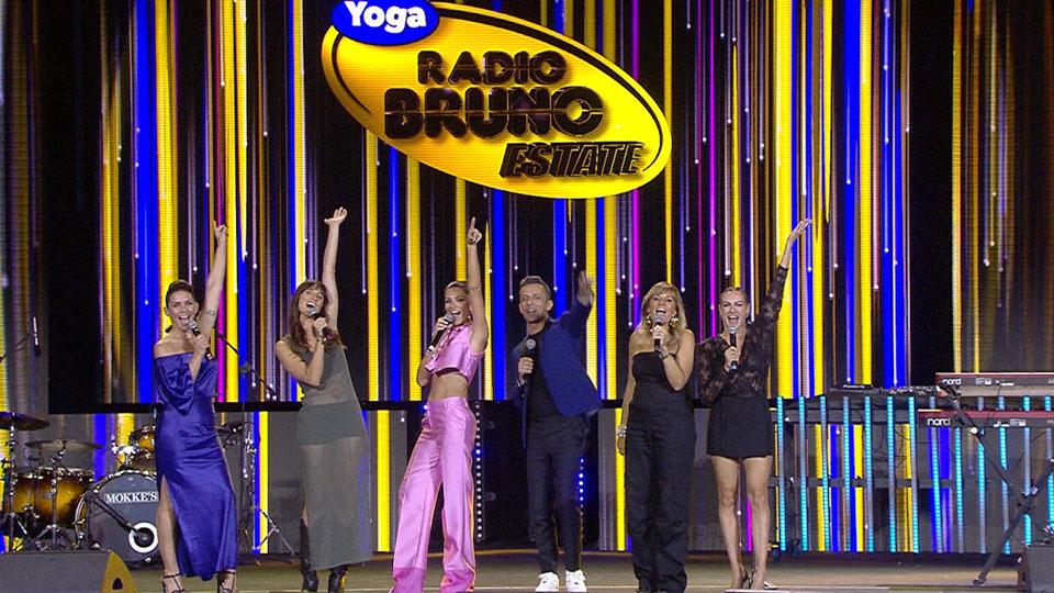 palco della serata di Radio Bruno