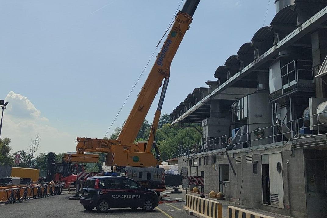 
	La cartiera di Villa Basilica in cui &egrave; avvenuto l'incidente

