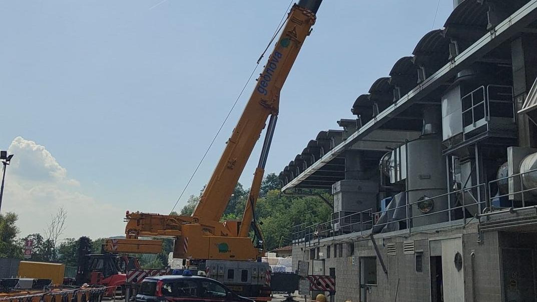 La cartiera di Villa Basilica in cui è avvenuto l'incidente