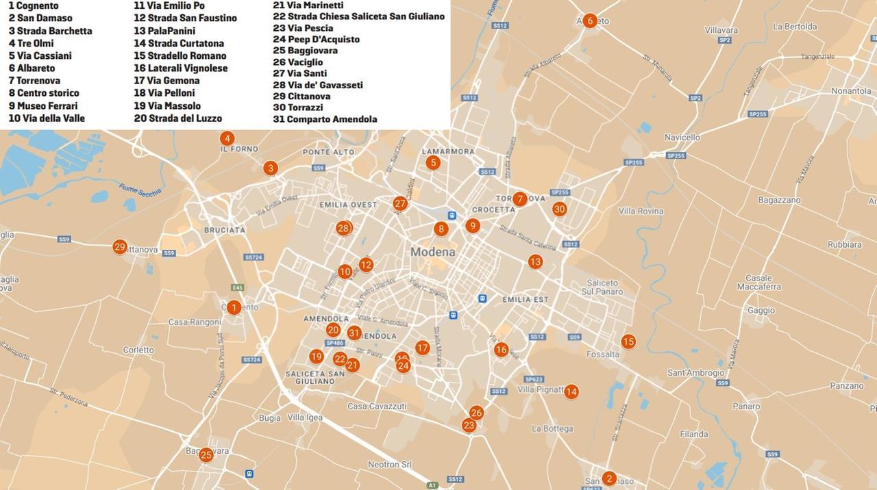 Zone 30, a Modena oltre 120 chilometri “lenti”: ecco dove