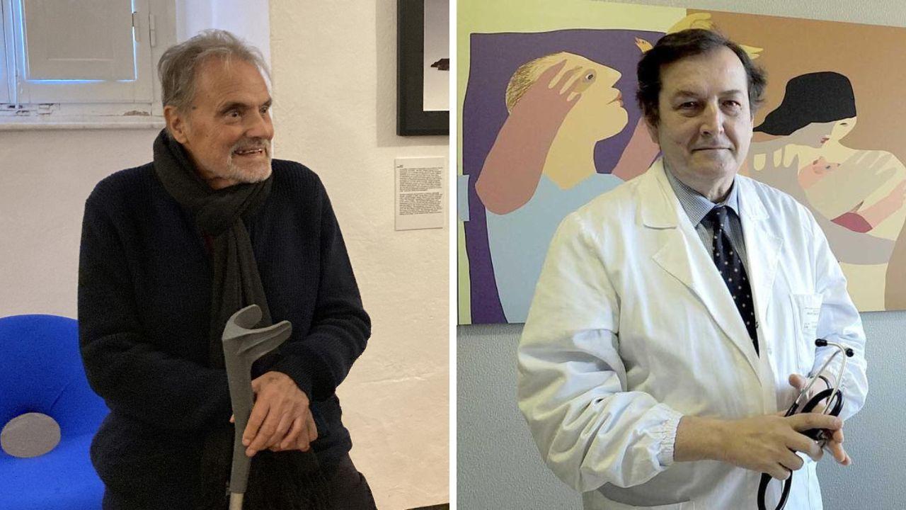 
	Oliviero Toscani e il professor Michele Emdin

