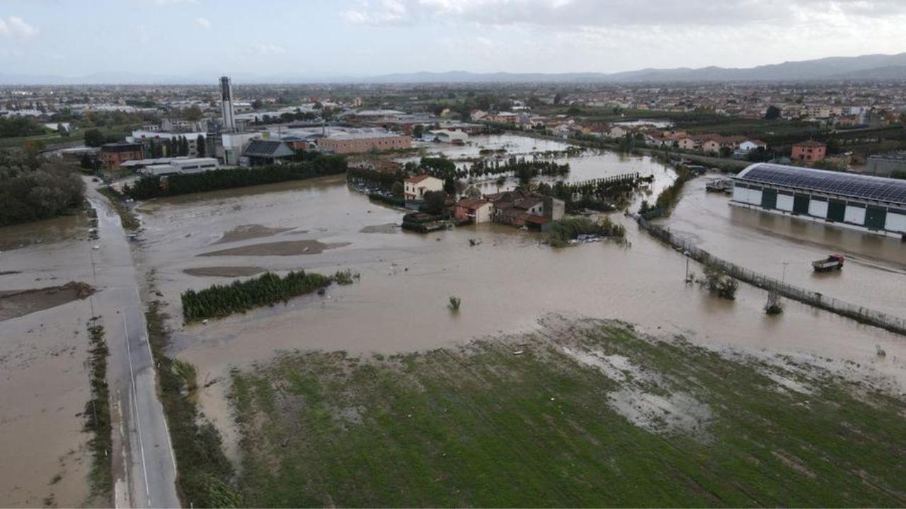 Un'immagine dell'ultima alluvione in Toscana