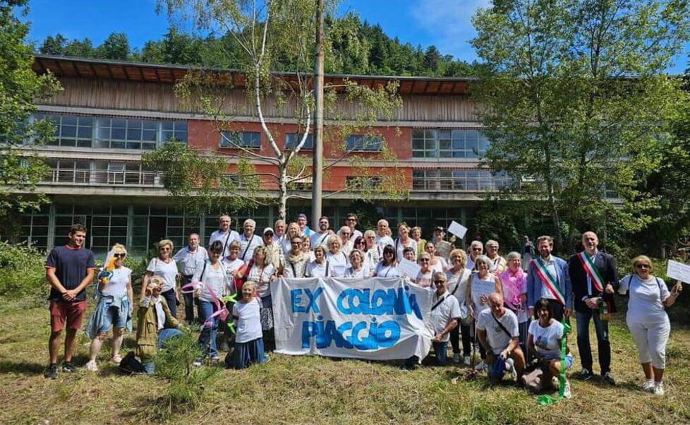 il gruppo in visita a metà luglio alla struttura in Liguria