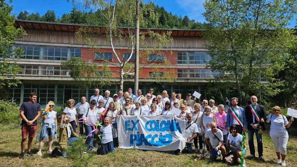 il gruppo in visita a metà luglio alla struttura in Liguria