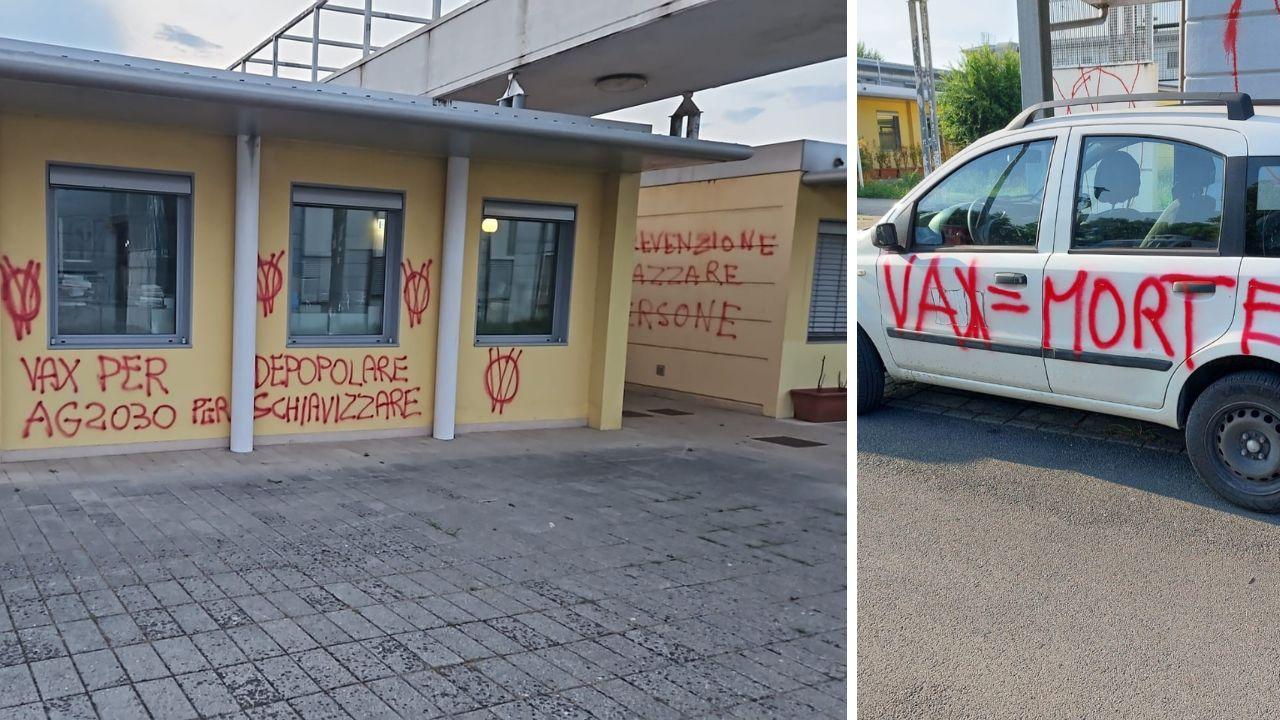 
	I vandalismi al centro sanitario di Capannari

