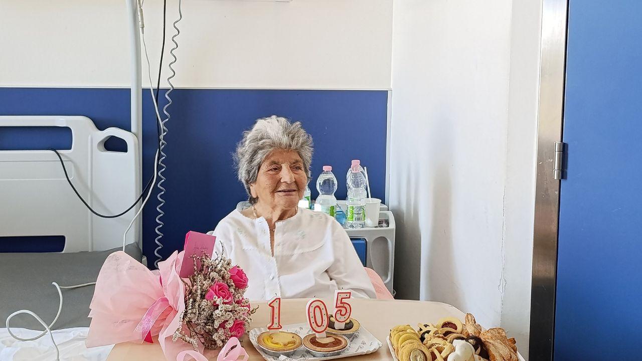 La signora Lubiana (foto Asl)
