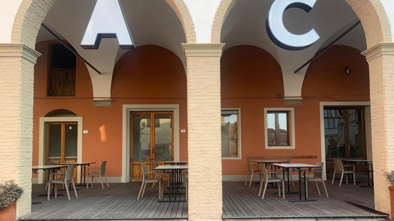 Il loggiato dove si svolgerà il torneo