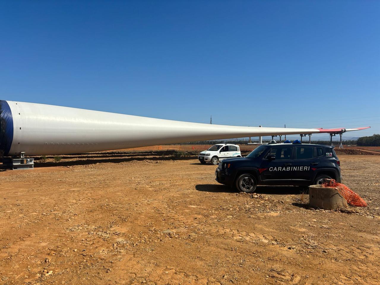 Attentato incendiario nel sito del parco eolico di Villacidro