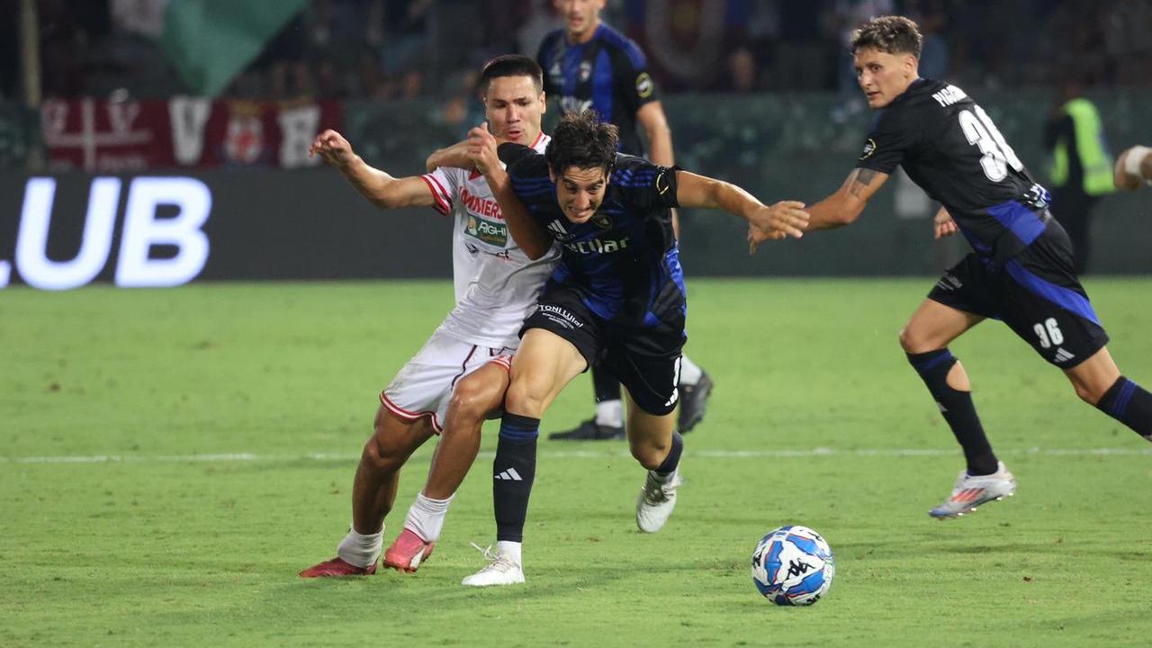 Un'azione della partita (foto Muzzi/Teta)