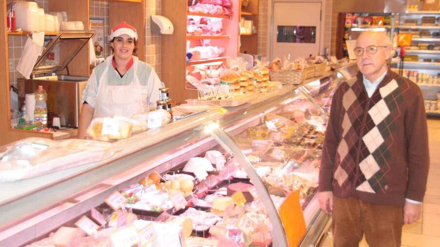 Nedo Di Batte L’imprenditore nel suo supermercato Sigma a Livorno