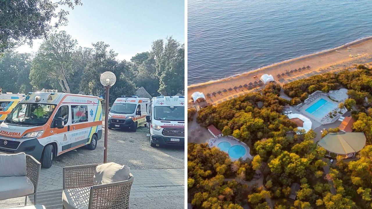 
	Le ambulanze intervenute nel resort


