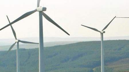 Un impianto eolico