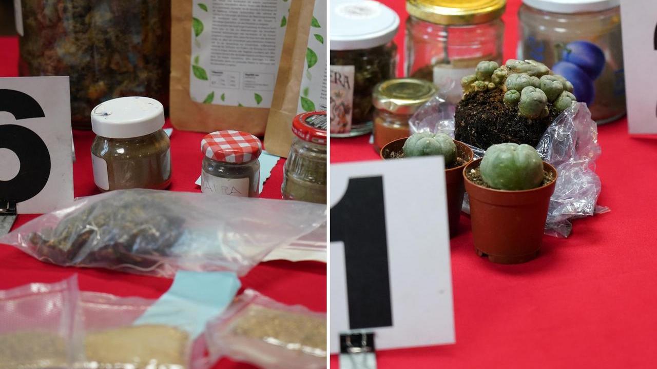 Parte della droga sequestrata dai carabinieri