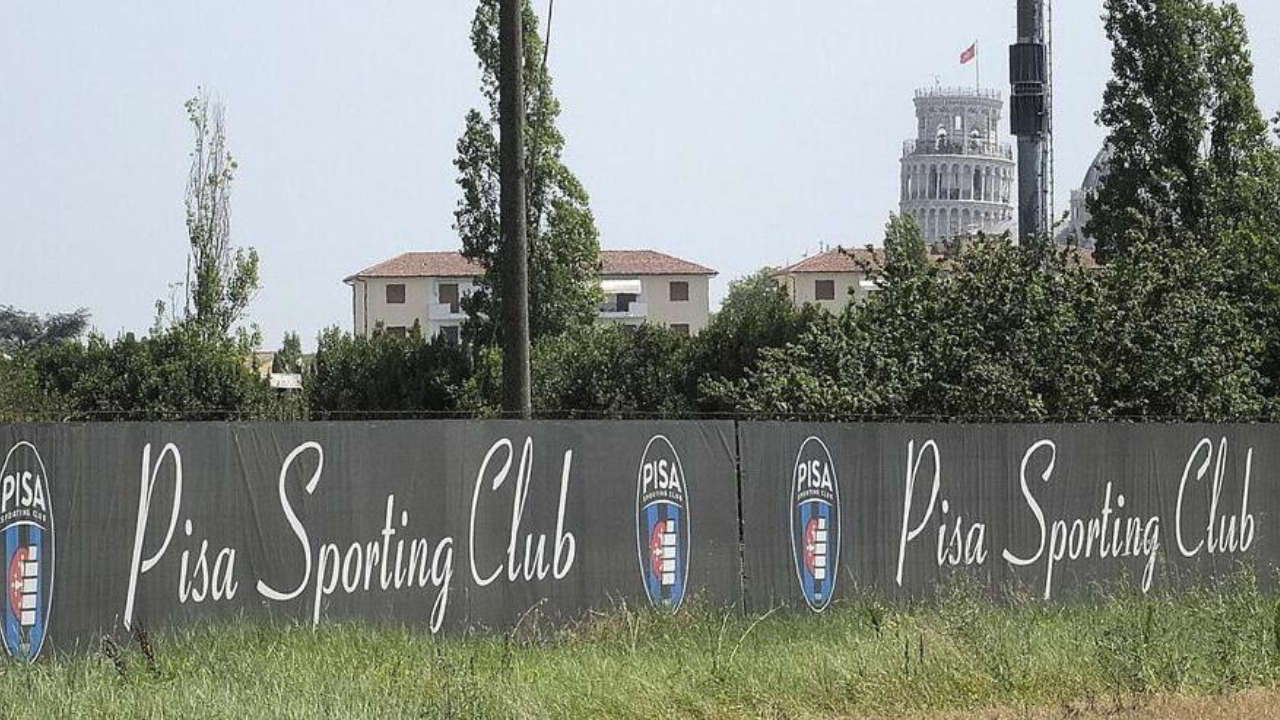 Nella foto l’area di Gagno con le recinzioni del Pisa Sporting Club