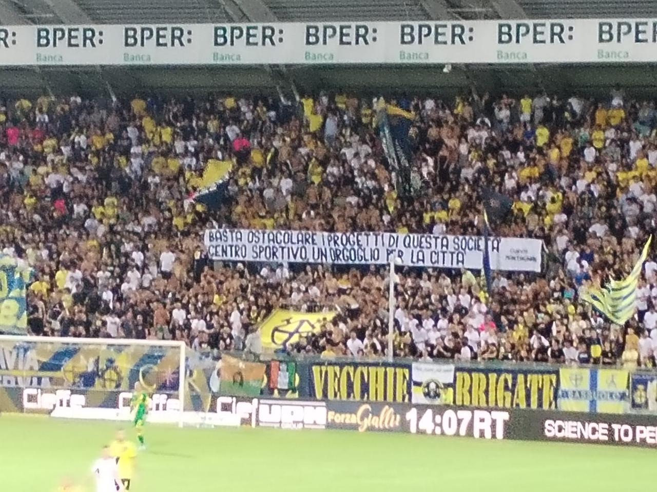 Centro sportivo del Modena, svolta vicina e la Curva si schiera con Rivetti