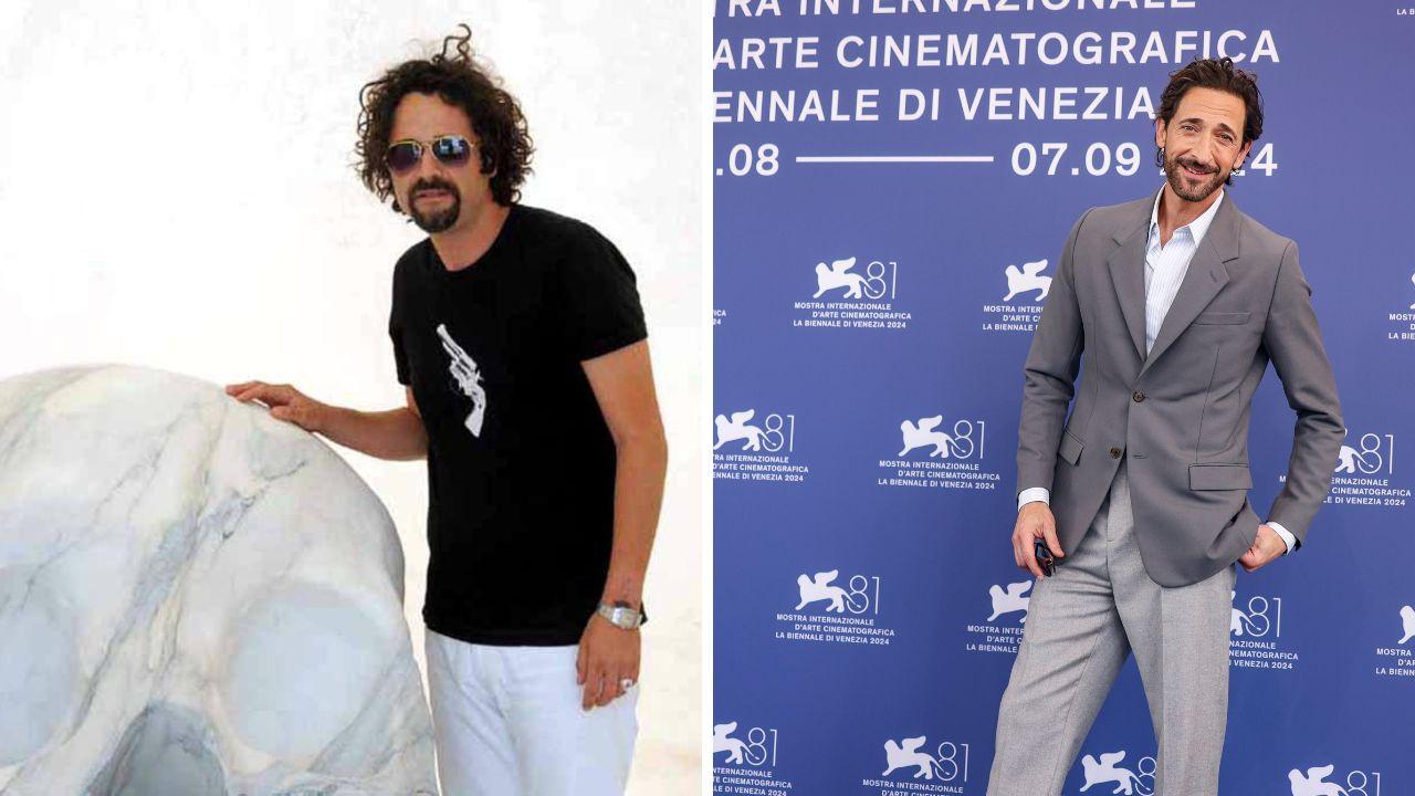 Gualtiero Vanelli (a sinistra) e Adrien Brody