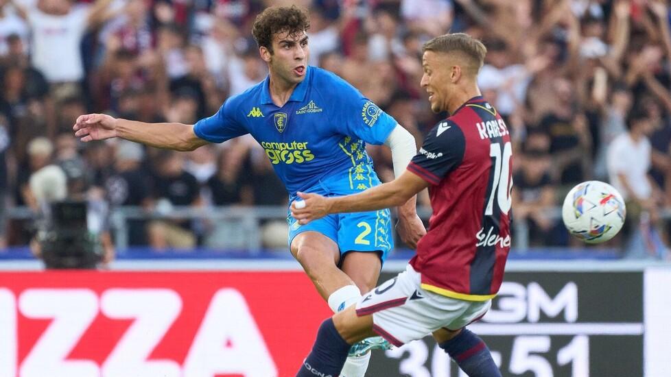 Saba Goglichidze a Bologna (foto Empoli Fc)