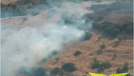 Due ettari in cenere nelle campagne di Ottana