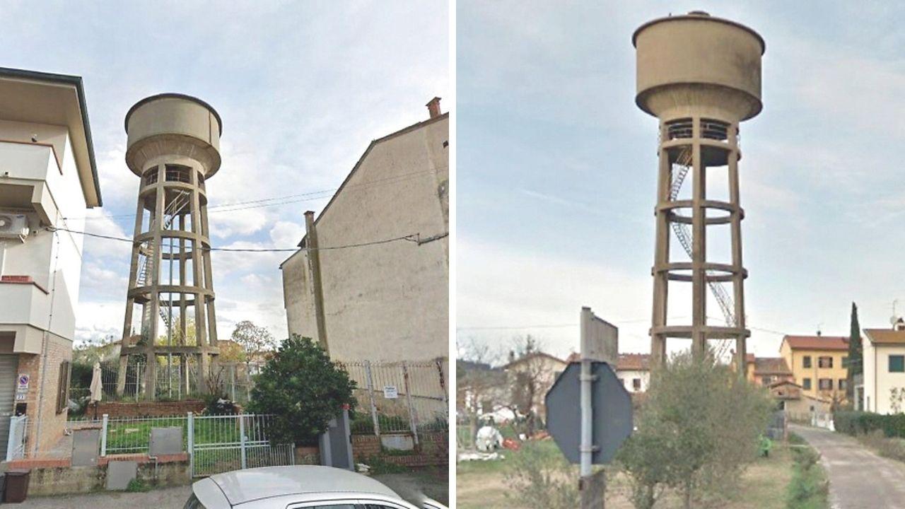 La torre in calcestruzzo armato  di Avane (foto in alto a sinistra), è alta 19 metri, quella di Marcignana 25 (foto a destra)