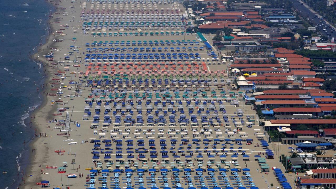 Una veduta della Versilia
