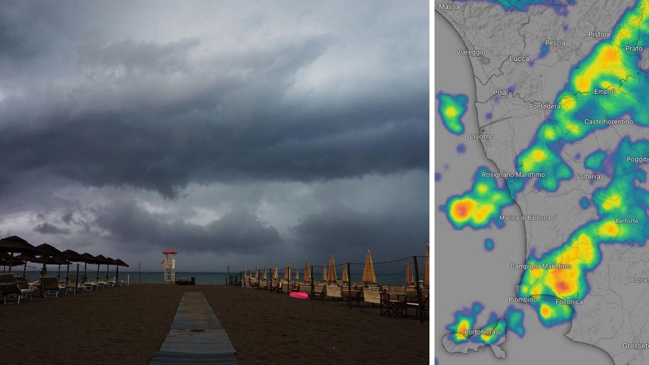 Maltempo in Toscana, forti temporali in arrivo. Marina di Grosseto: danni sul lungomare