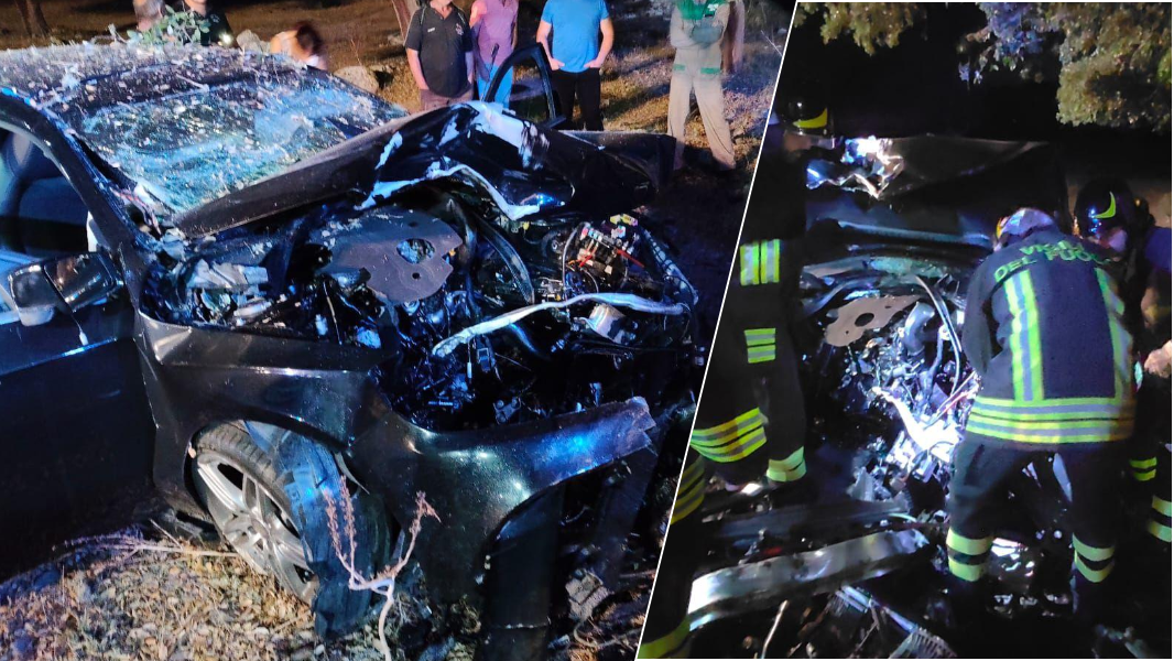 Auto si schianta contro un albero alle porte di Orune: una donna in gravi condizioni