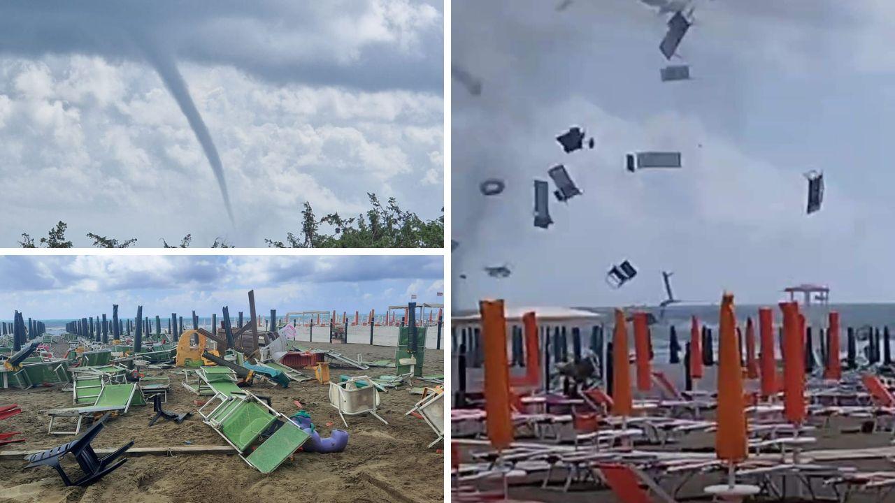 
	La tromba d'aria a Marina di Grosseto

