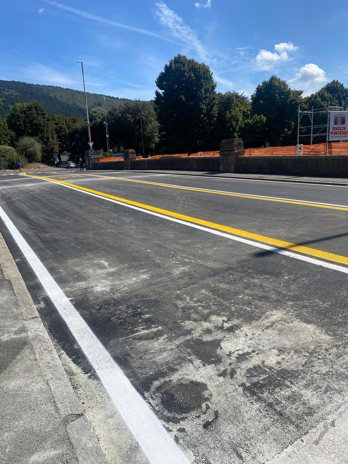 
	Il ponte alla Vittoria dopo i lavori

