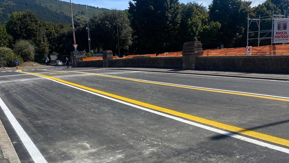Il ponte alla Vittoria dopo i lavori