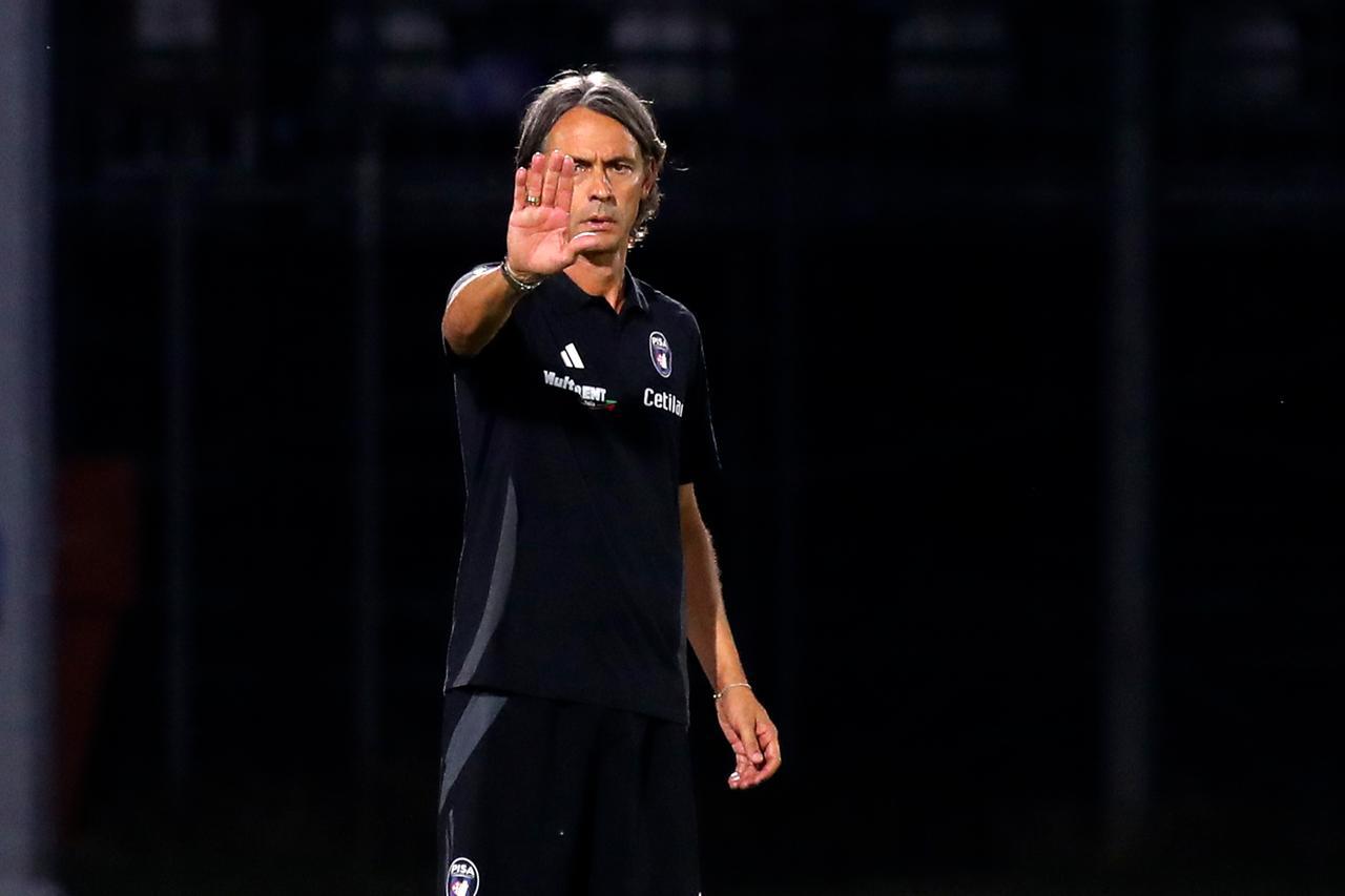 
	L'allenatore del Pisa Filippo Inzaghi

