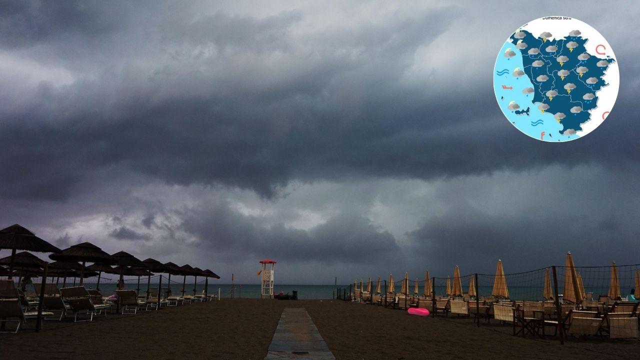 Meteo in Toscana, domenica da ombrelloni chiusi: previsti forti temporali