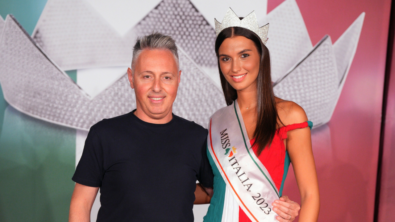 Nella foto Paolo Antilli con la Miss Italia in carica Francesca Bergesio
