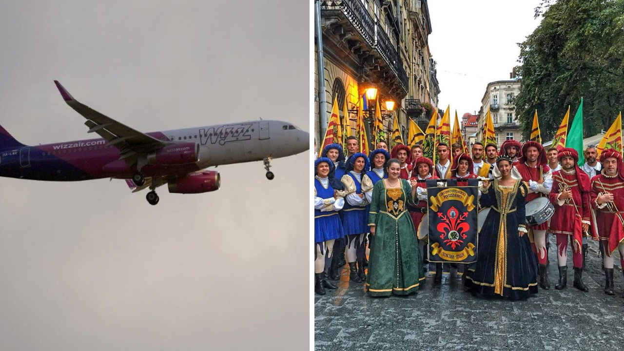 Un volo Wizz Air e il gruppo storico