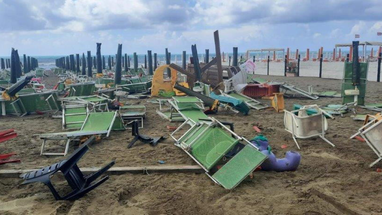 Effetti del passaggio del tornado di giovedì