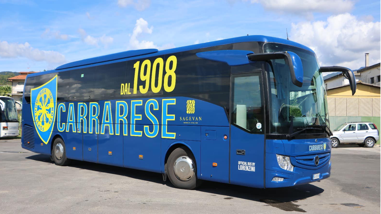 
	Il nuovo pullman della Carrarese

