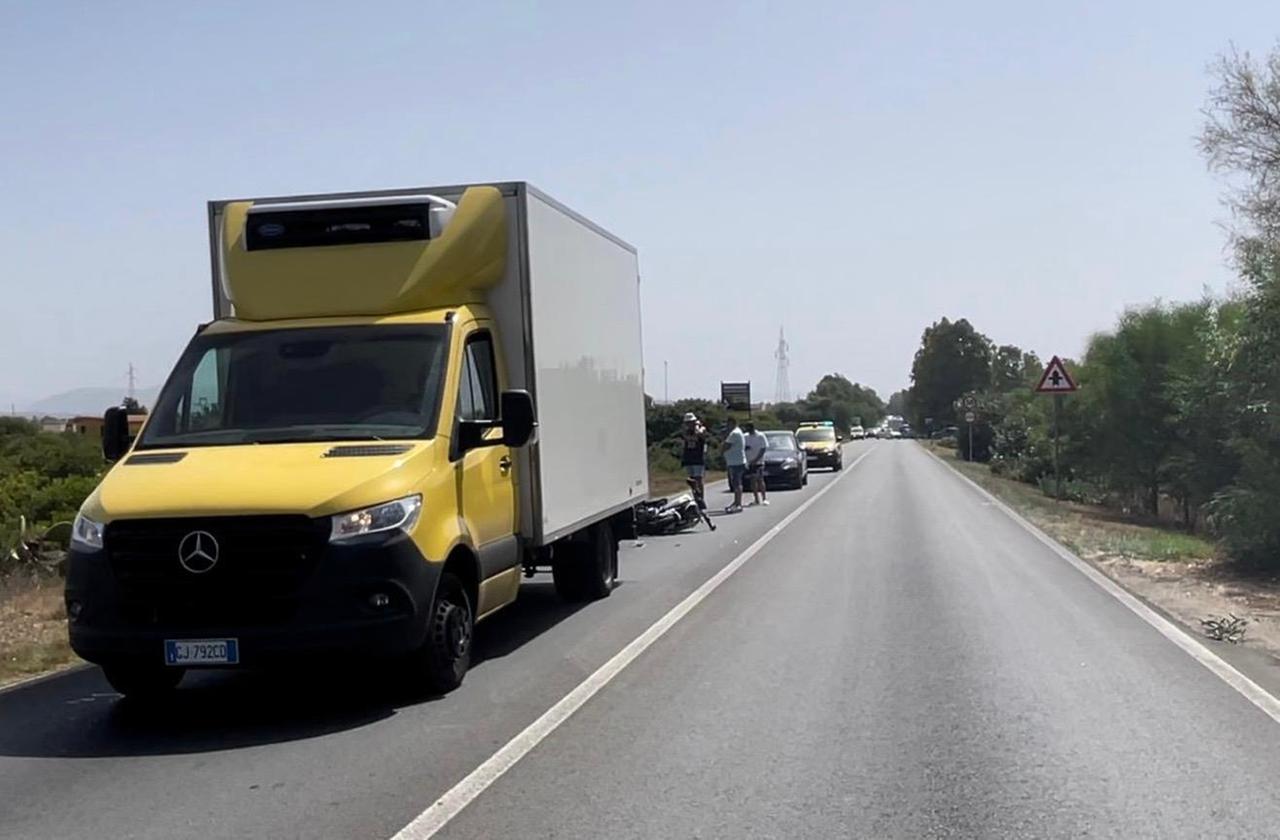 
	Il punto della 126 in cui &egrave; avvenuto l'incidente (foto Mario Rosas)

