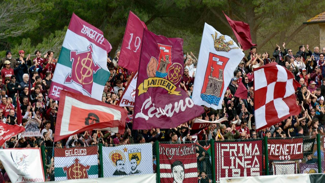 I tifosi amaranto in Maremma