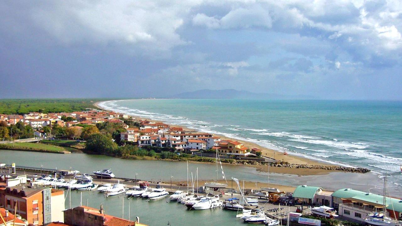 Una veduta di Castiglione della Pescaia