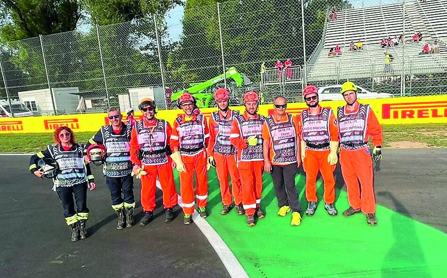 A Monza un team tutto sassarese per la sicurezza e l’antincendio in Formula 1