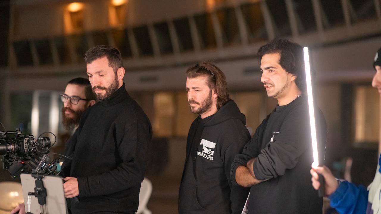 Da sinistra Pietro Deledda, Dimitri Tedde, Mirko Decandia e Daniele Piredda