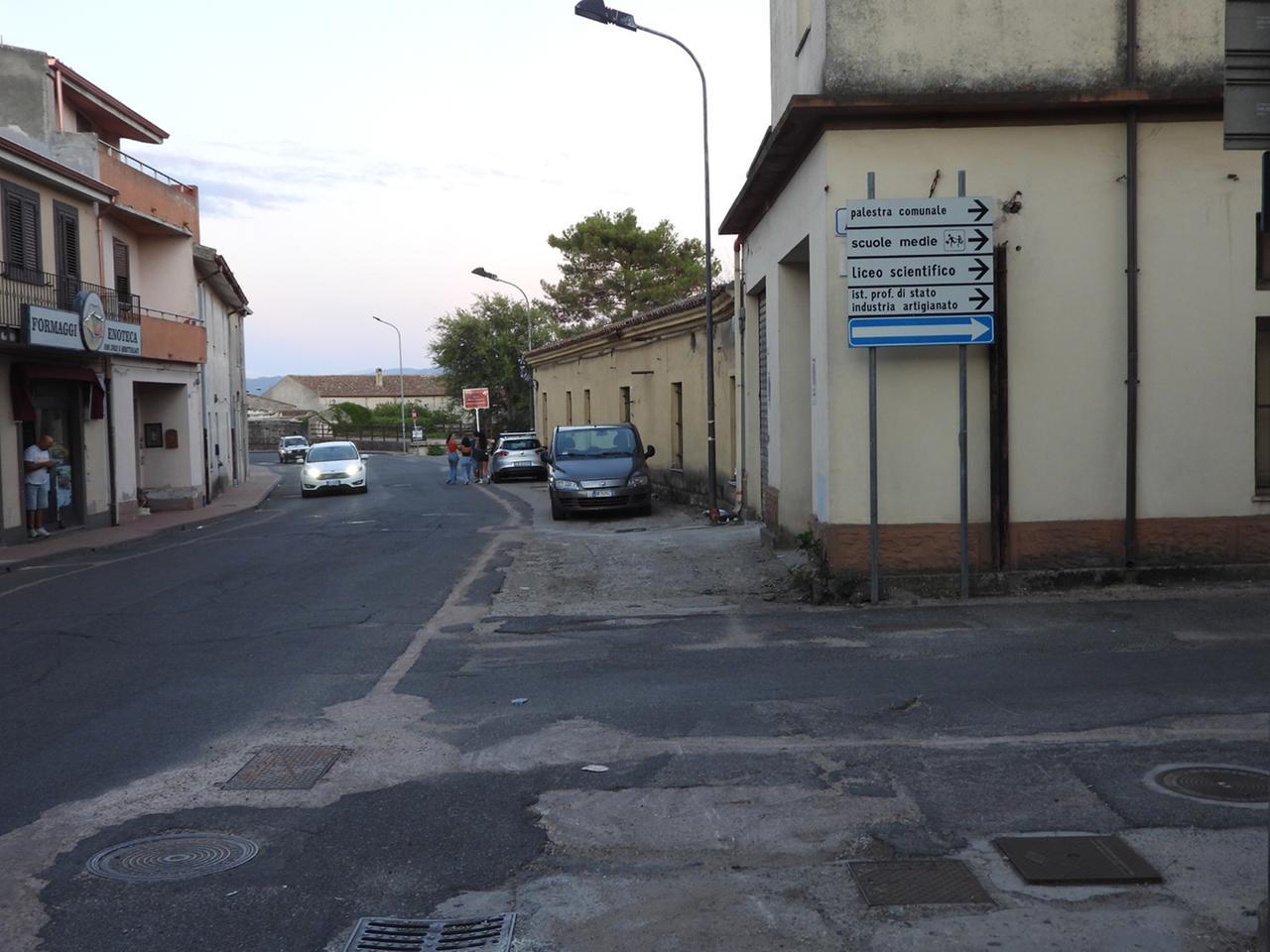 
	Il tratto di Corso Umberto in cui era avvenuto l'incidente

