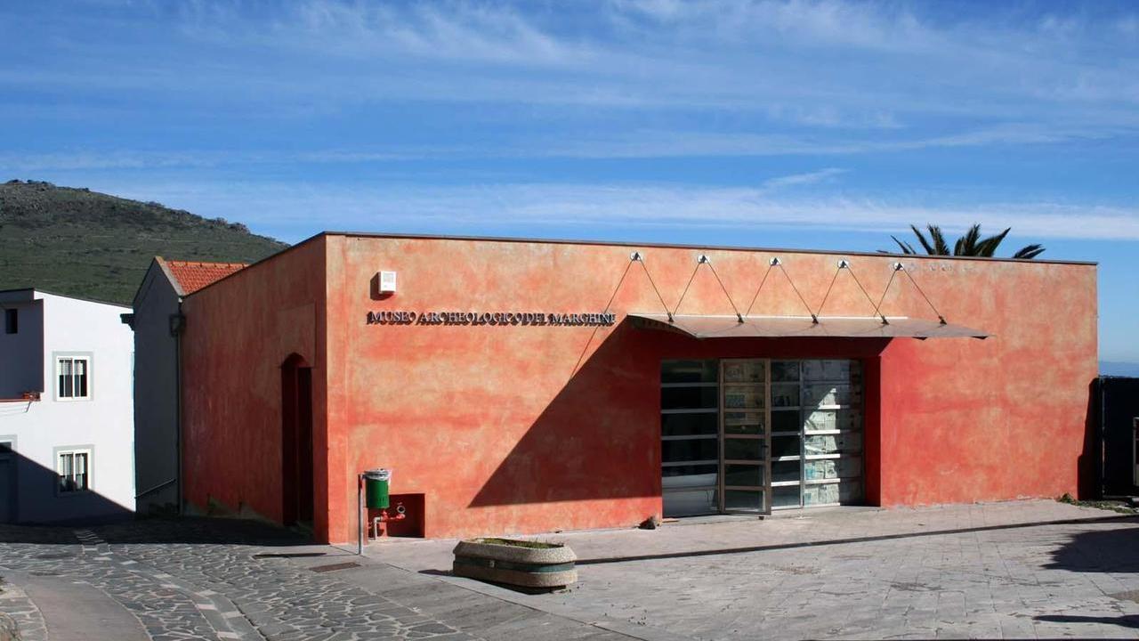 L'esterno del Museo archeologico di Macomer
