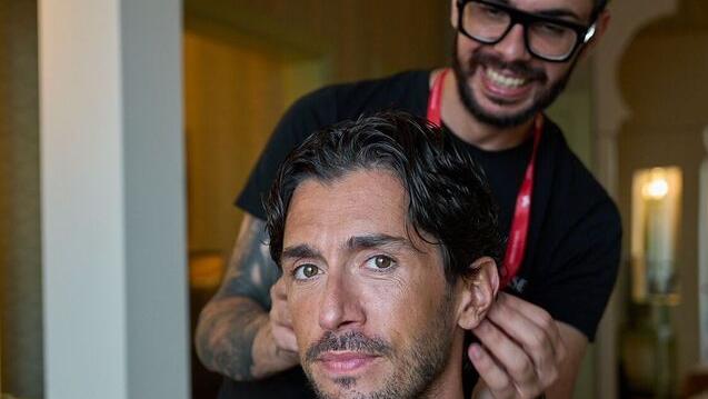 Michele De Luca alla Mostra del Cinema di Venezia con Luca Gervasi