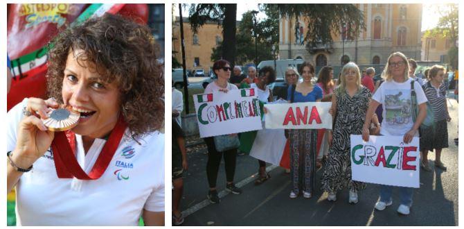 Festa a sorpresa per Ana Maria Vitelaru medaglia di bronzo alle Paralimpiadi