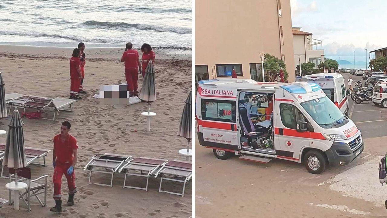 La tragedia a San Vincenzo (Foto di Paolo Barlettani)